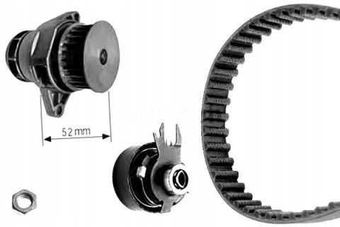 BOSCH ZESTAW ROZRZĄDU + POMPA PEUGEOT 207 308 1.6HDI