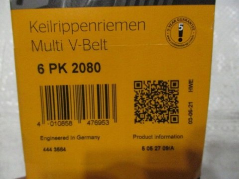 Continental 6PK2080 Pasek klinowy wielorowkowy