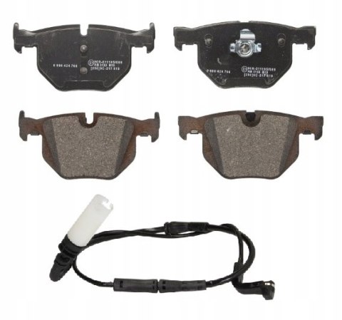 KLOCKI HAM. TYŁ TYLNE CZUJNIK BMW E81 E90 E91 E92 KLOCKI HAM. TYŁ TYLNE CZUJNIK BMW E81 E90 E91 E92