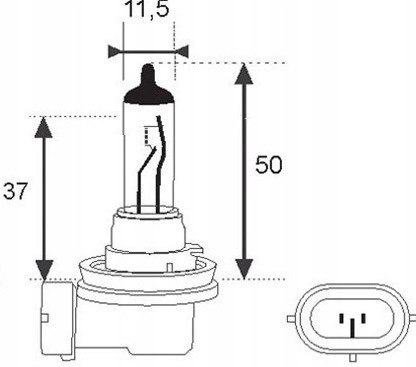 ŻARÓWKA ŻARÓWKI H8 HALOGEN BMW E39 E60 E61 E90 E91