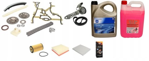 Zestaw łańcucha rozrządu SKF Agila Corsa B C D 1.2 1.4 16V