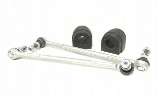ŁĄCZNIKI STABILIZATORA PRZÓD GUMY FEBI BMW E81 E87