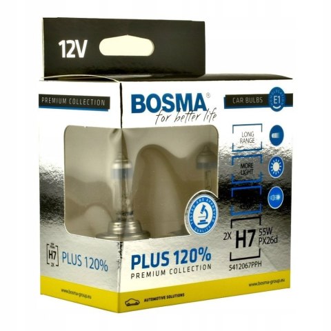 ŻARÓWKI BOSMA H7 H1 W5W +100% 4300K OPEL ASTRA H ŻARÓWKI BOSMA H7 H1 W5W +100% 4300K OPEL ASTRA H