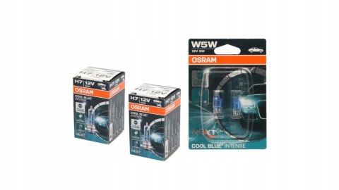 ŻARÓWKI H7 OSRAM COOL BLUE 5000K BMW E39 E60 E61