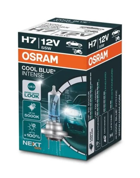 ŻARÓWKI H7 OSRAM COOL BLUE 5000K BMW E39 E60 E61