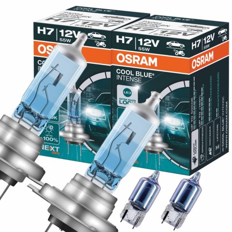 ŻARÓWKI H7 OSRAM COOL BLUE 5000K BMW E39 E60 E61