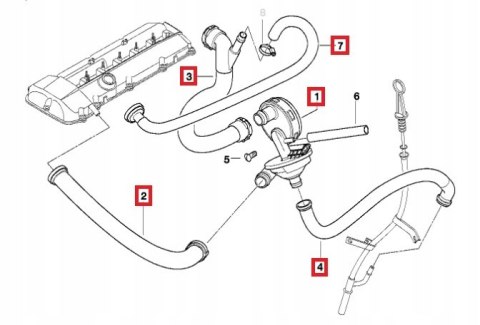 ODMA OLEJU SEPARATOR KPL FEBI BMW E60 E61 520 525i ODMA OLEJU SEPARATOR KPL FEBI BMW E60 E61 520 525i