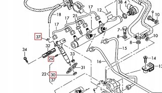 PODKŁADKA USZCZELKA WTRYSKIWACZA SEAT IBIZA LEON