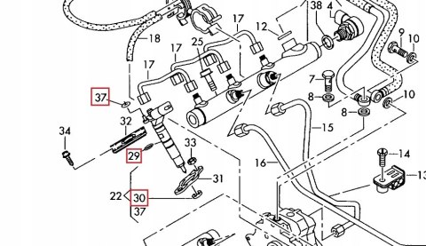PODKŁADKA USZCZELKA WTRYSKIWACZA SEAT IBIZA LEON PODKŁADKA USZCZELKA WTRYSKIWACZA SEAT IBIZA LEON