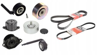 ROLKA NAPINACZ PASEK BMW E60 E61 525d 530xd 535d