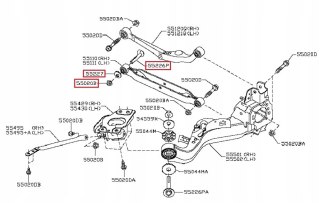 ŚRUBA MIMOŚRODOWA WAHACZA NISSAN X-TRAIL T31