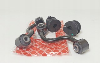 ŁĄCZNIKI STABILIZATORA TYŁ GUMY NISSAN QASHQAI